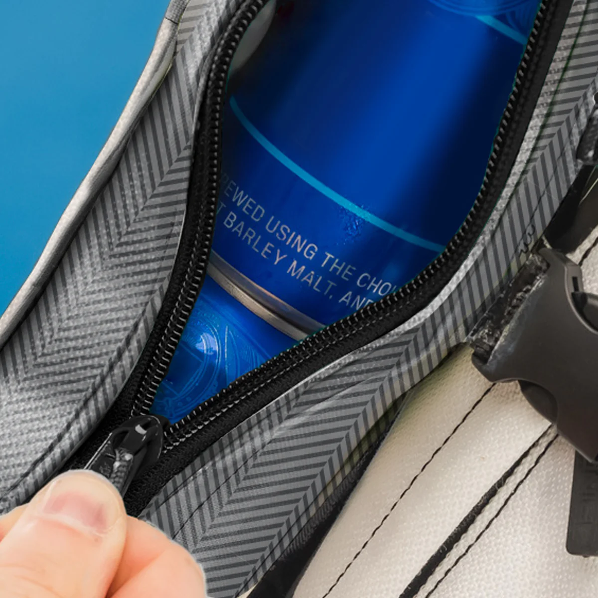 Bogey Barrel™ Herringbone | World's 1st Drink Sleeve | Attaches To Any Golf Bag - Image 7
