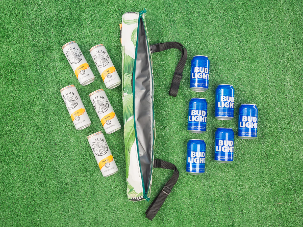 Bogey Barrel Floral | World's 1st Drink Sleeve | Attaches To Any Golf Bag - Image 2