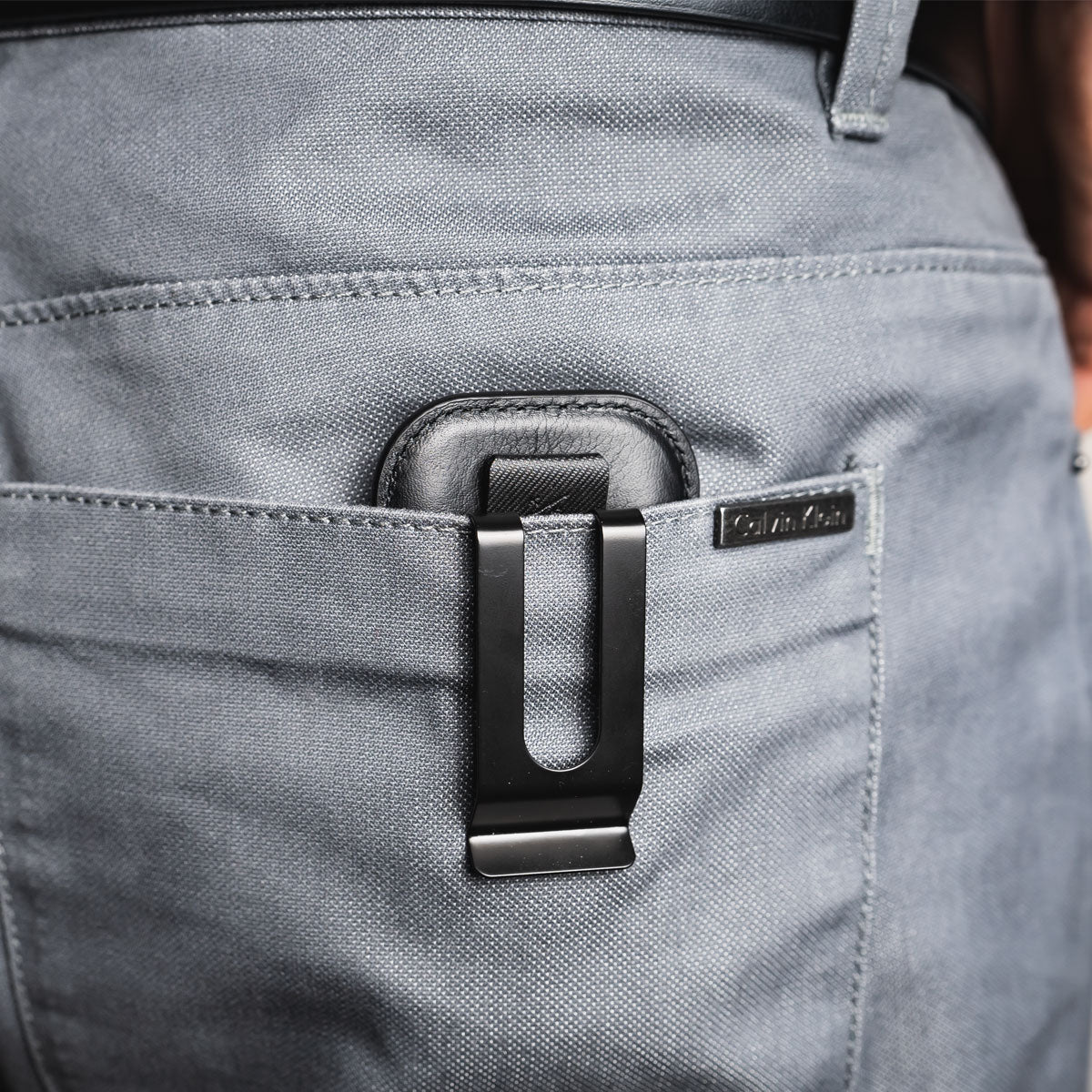 CleanKey Sheath | Safely store CleanKey | Silver Ion-Lining | Premium Leather - Image 3