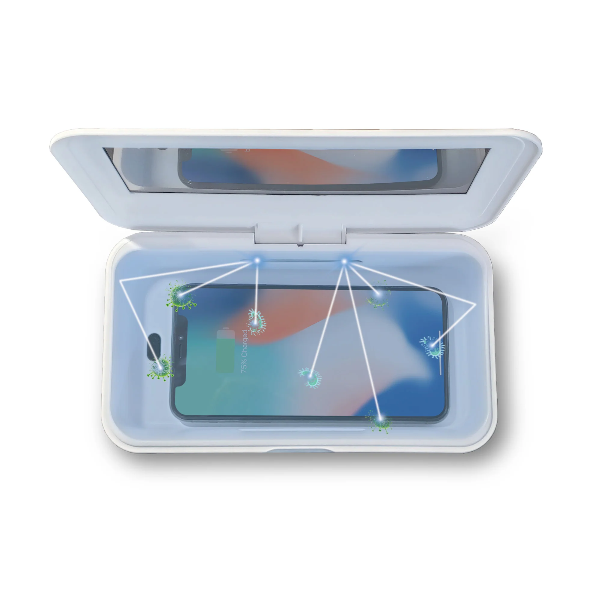 CleanTray Charge | Quickly Kills 99.99% of Germs | Built-in Wireless Charger - Image 11