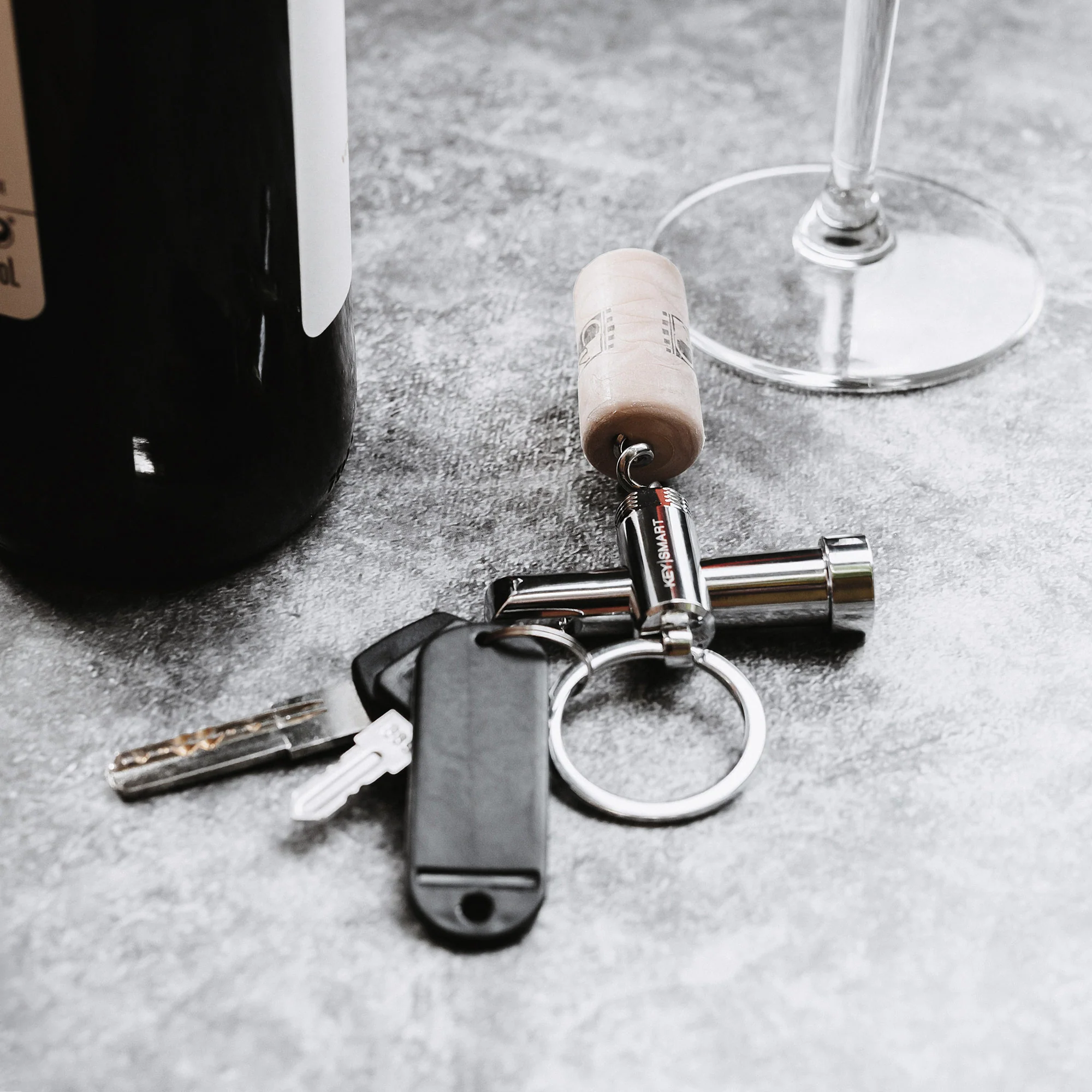 CorkSmart 2-in-1 Bottle & Wine Opener | Stainless Steel | Easy Grip Handle | Compact & Lightweight - Image 7
