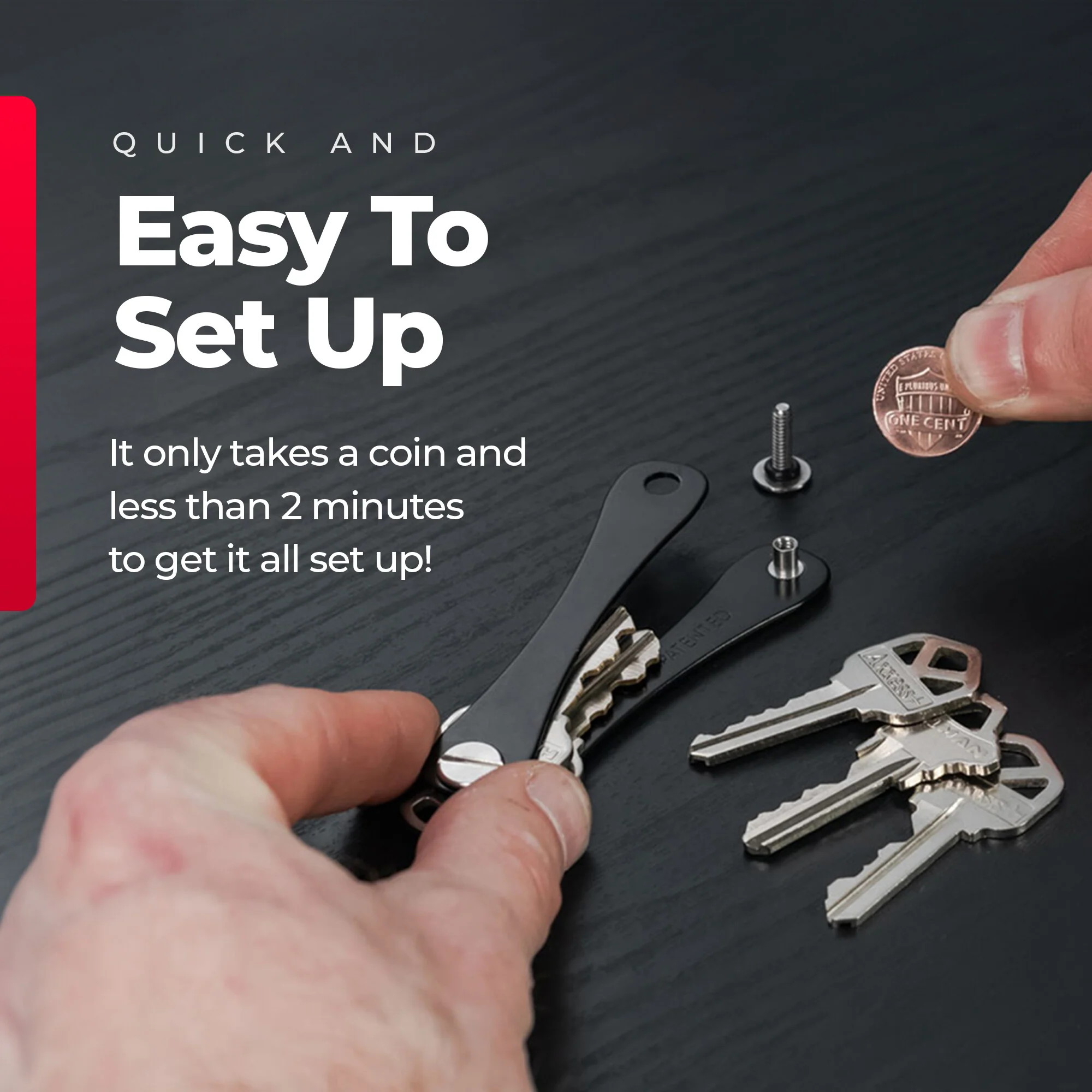 KeySmart Classic | Compact Key Organizer | Holds Up To 8 Keys - Image 8