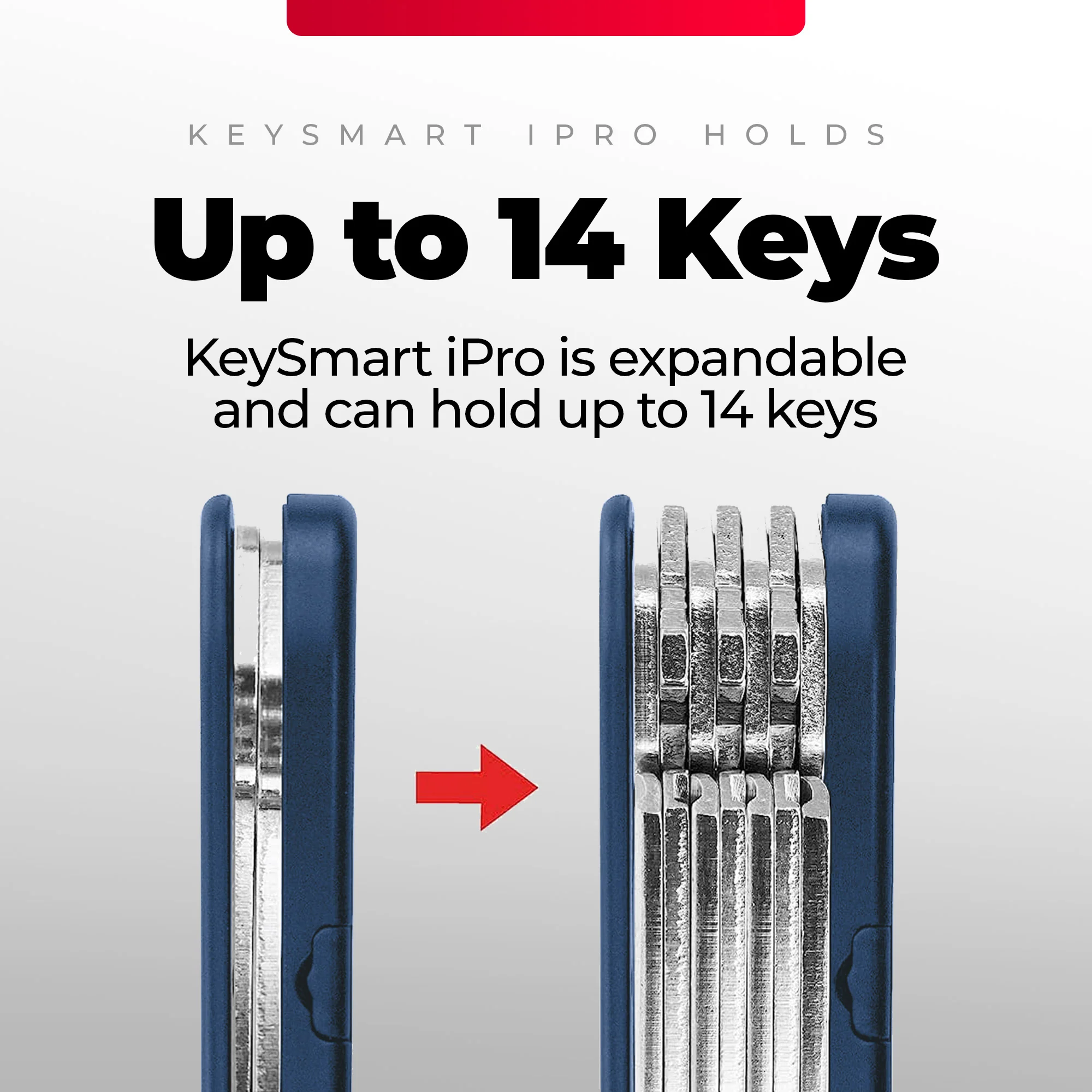 KeySmart® iPro | Works With Apple Find My Network | Holds Up to 14 Keys - Image 14