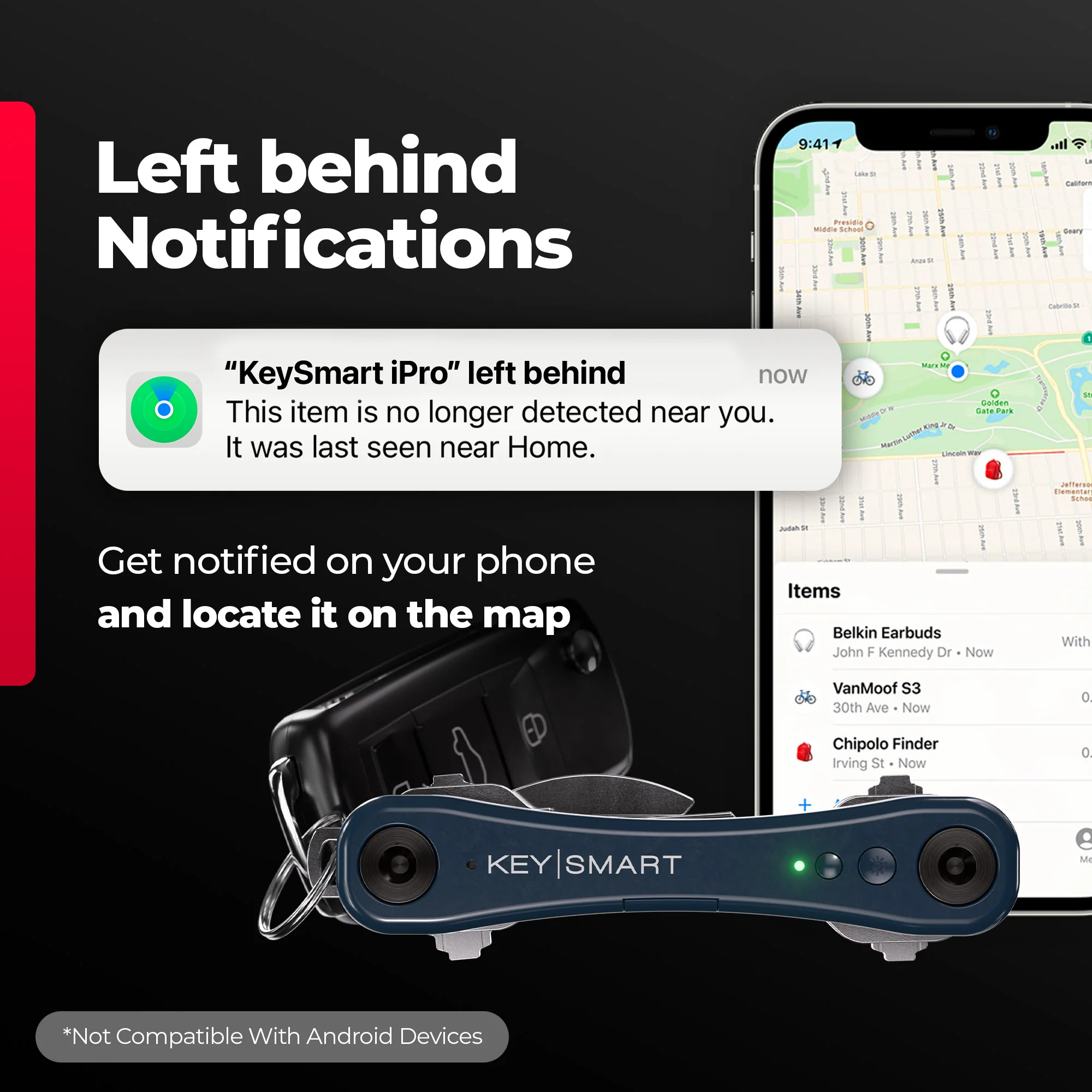 KeySmart® iPro | Works With Apple Find My Network | Holds Up to 14 Keys - Image 15
