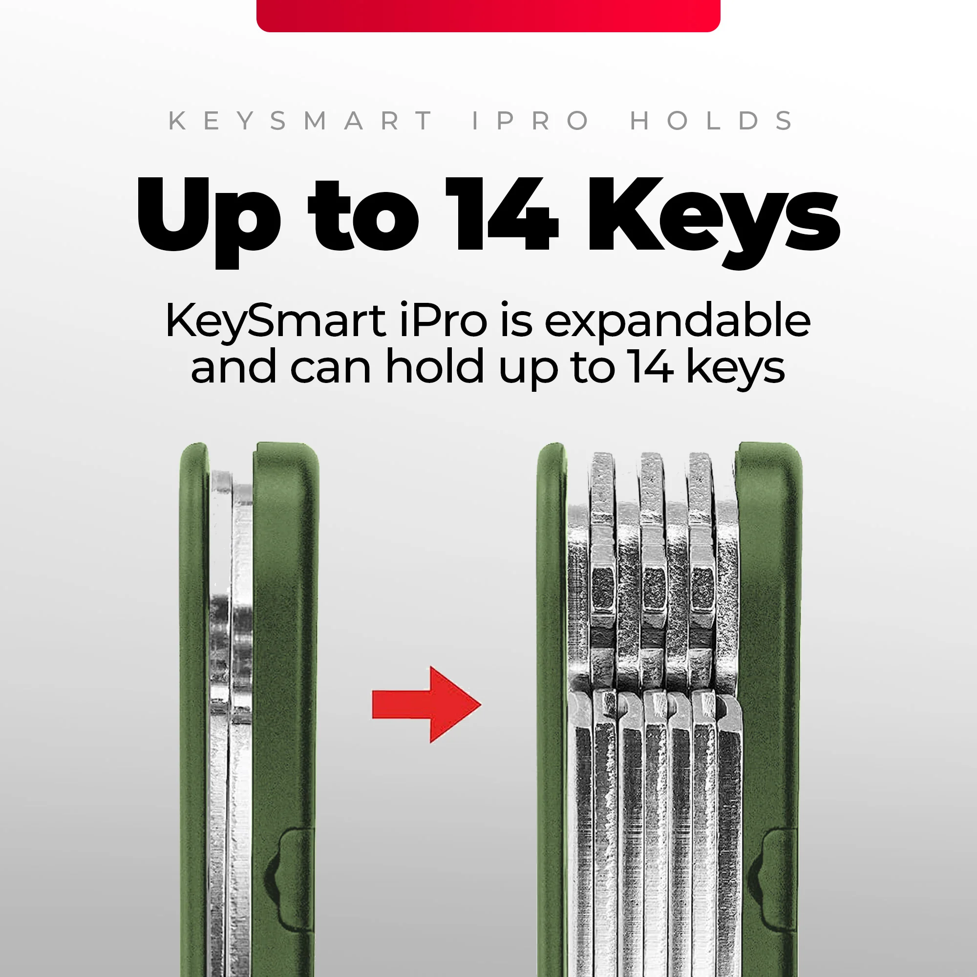 KeySmart® iPro | Works With Apple Find My Network | Holds Up to 14 Keys - Image 19