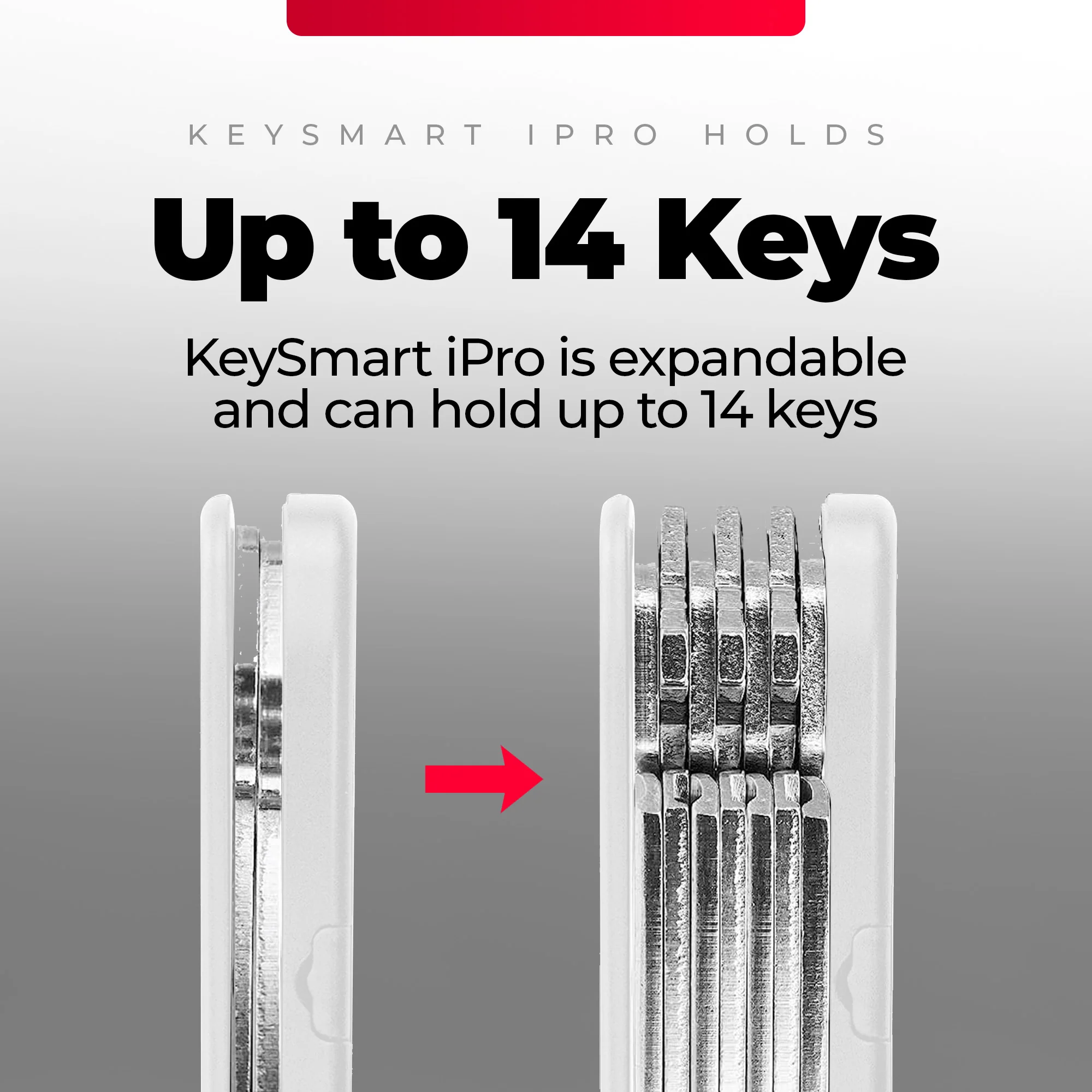 KeySmart® iPro | Works With Apple Find My Network | Holds Up to 14 Keys - Image 24