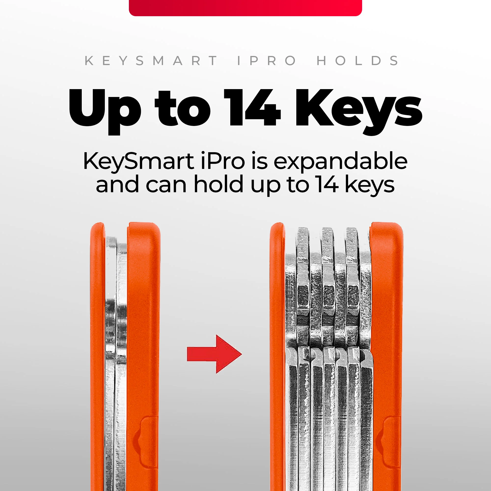 KeySmart® iPro | Works With Apple Find My Network | Holds Up to 14 Keys - Image 8