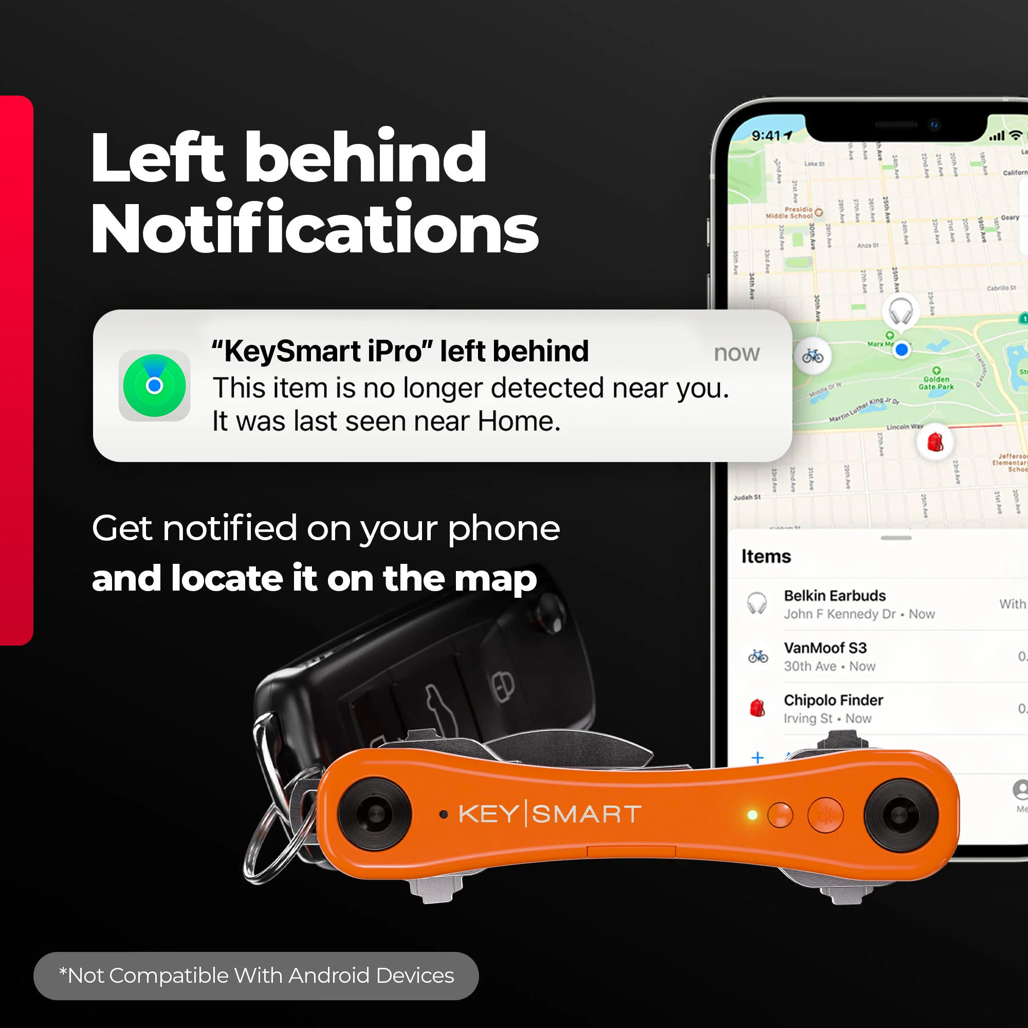 KeySmart® iPro | Works With Apple Find My Network | Holds Up to 14 Keys - Image 9