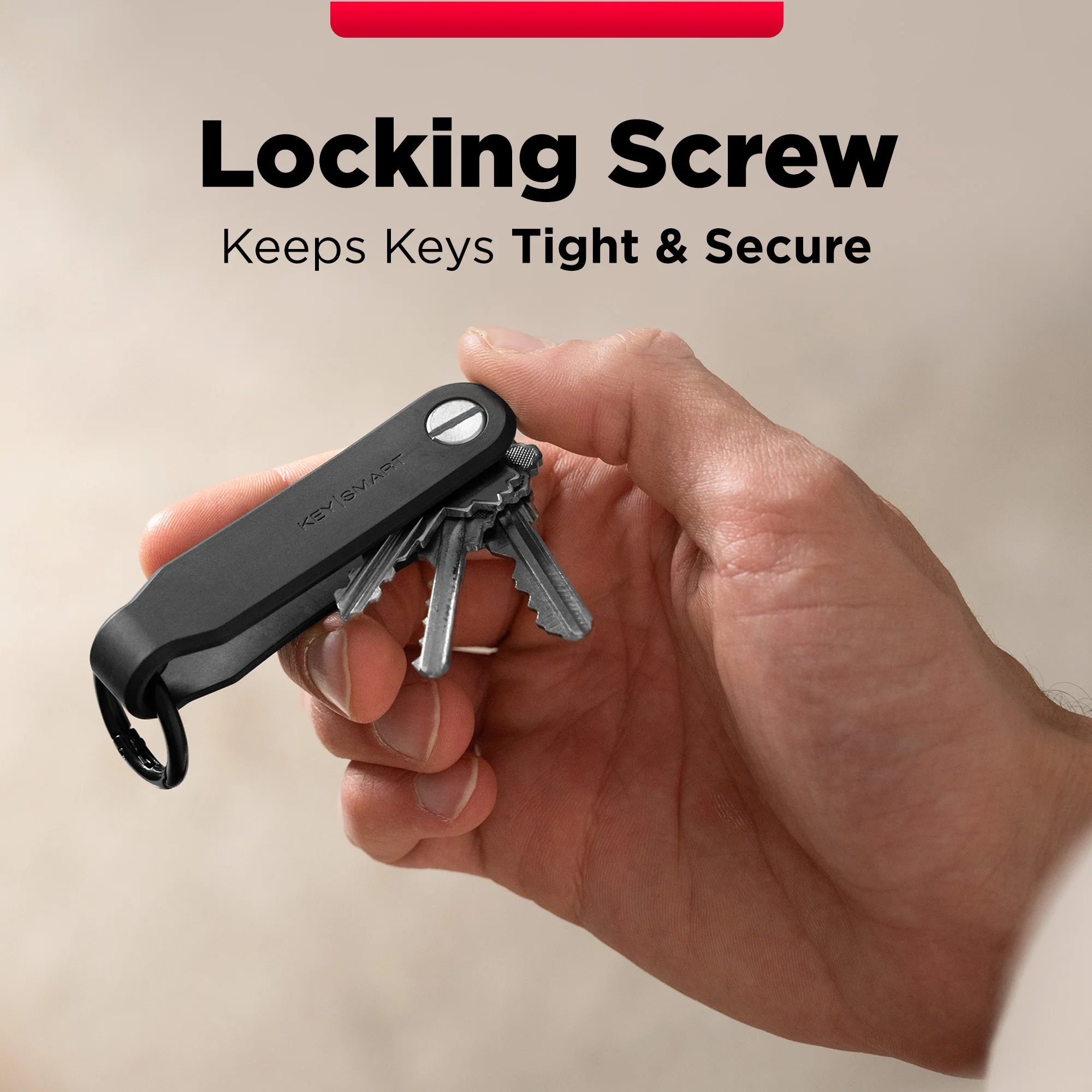 Keysmart® Loop | Key Holder With Locking Screws | Organize Up To 5 Keys - Image 3