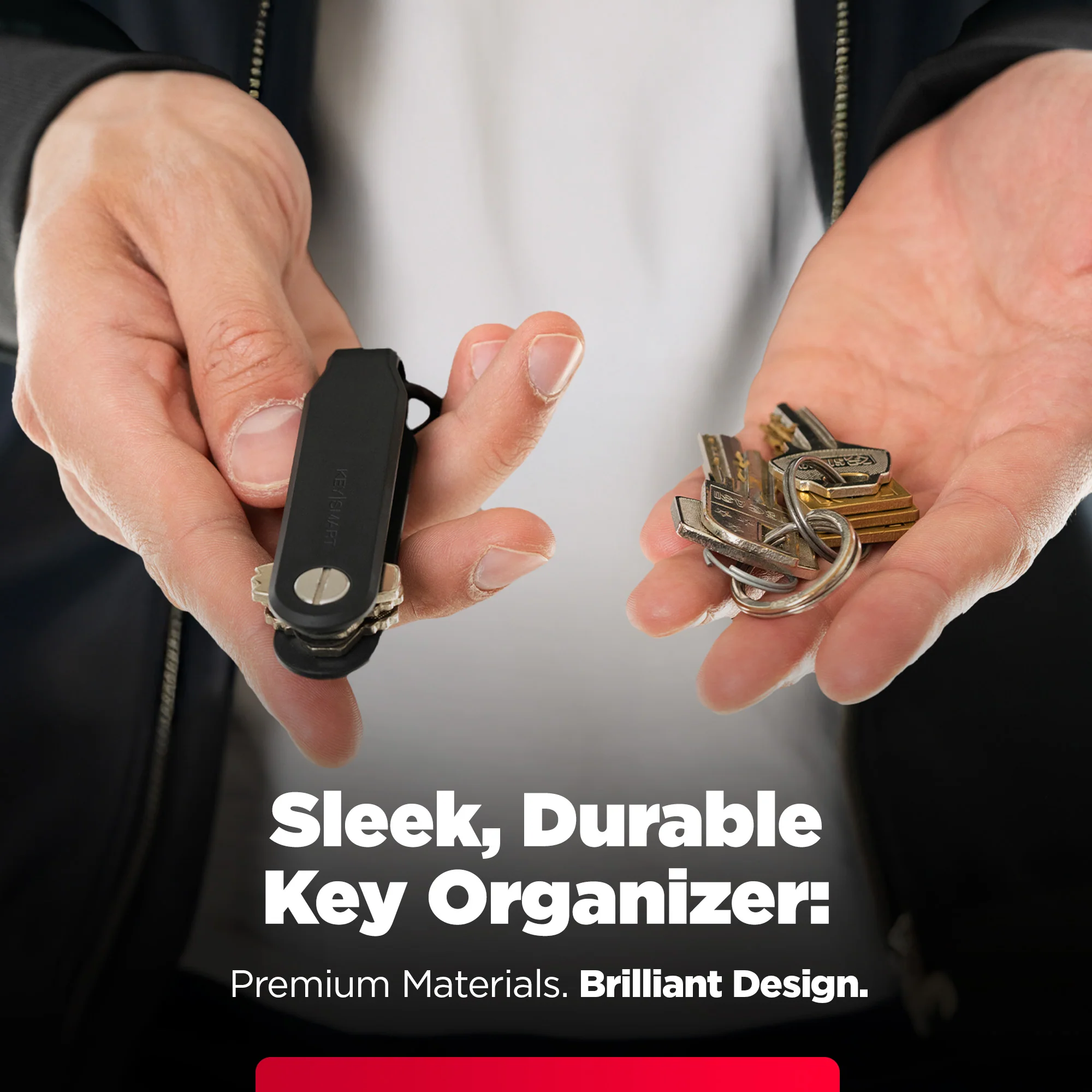 Keysmart® Loop | Key Holder With Locking Screws | Organize Up To 5 Keys - Image 4