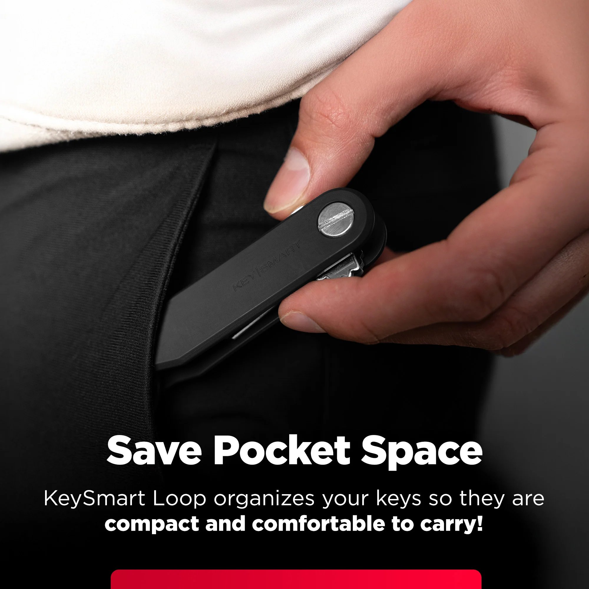 Keysmart® Loop | Key Holder With Locking Screws | Organize Up To 5 Keys - Image 6