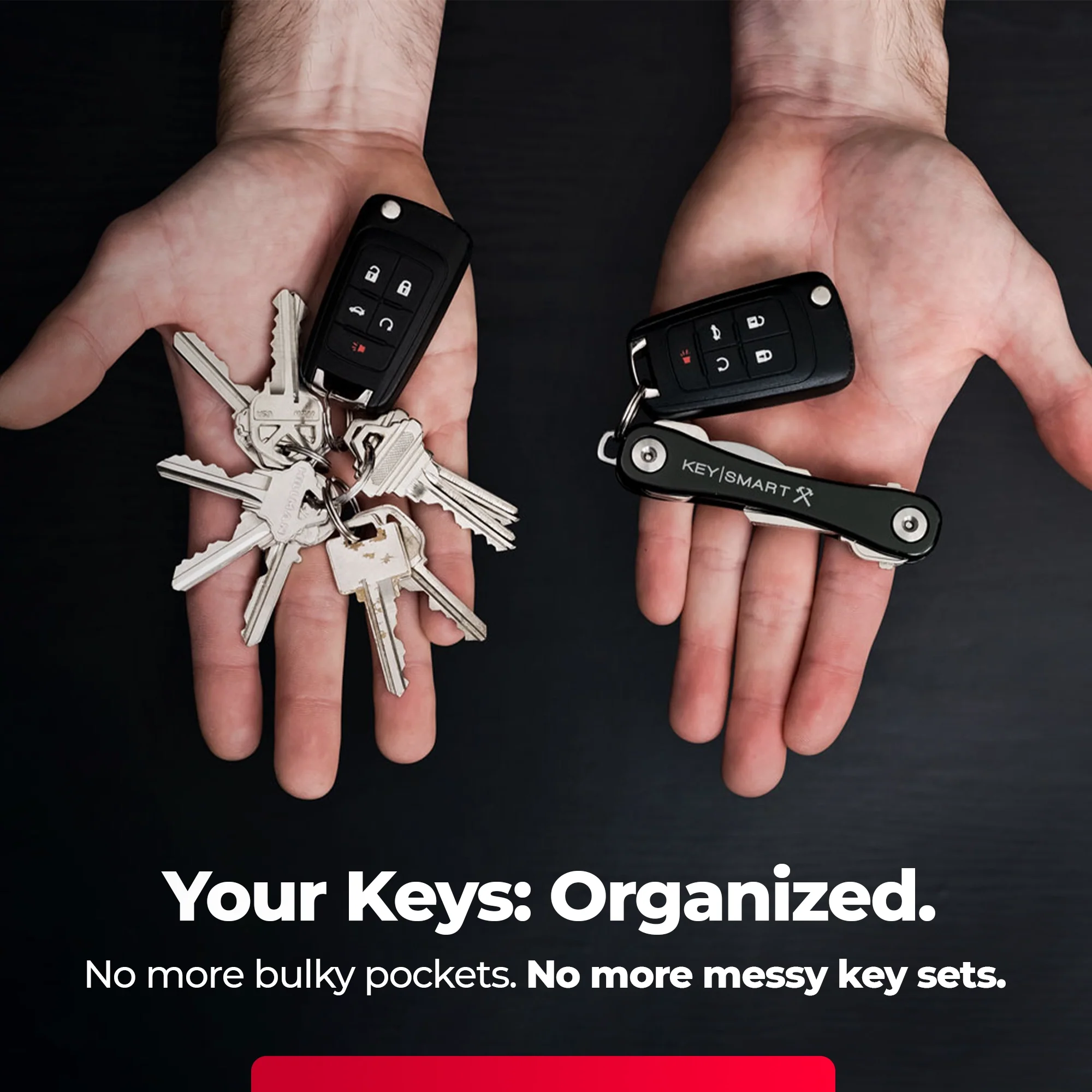 KeySmart® Rugged | Extra Durable Key Holder | Expandable To Hold Up to 14 Keys - Image 6