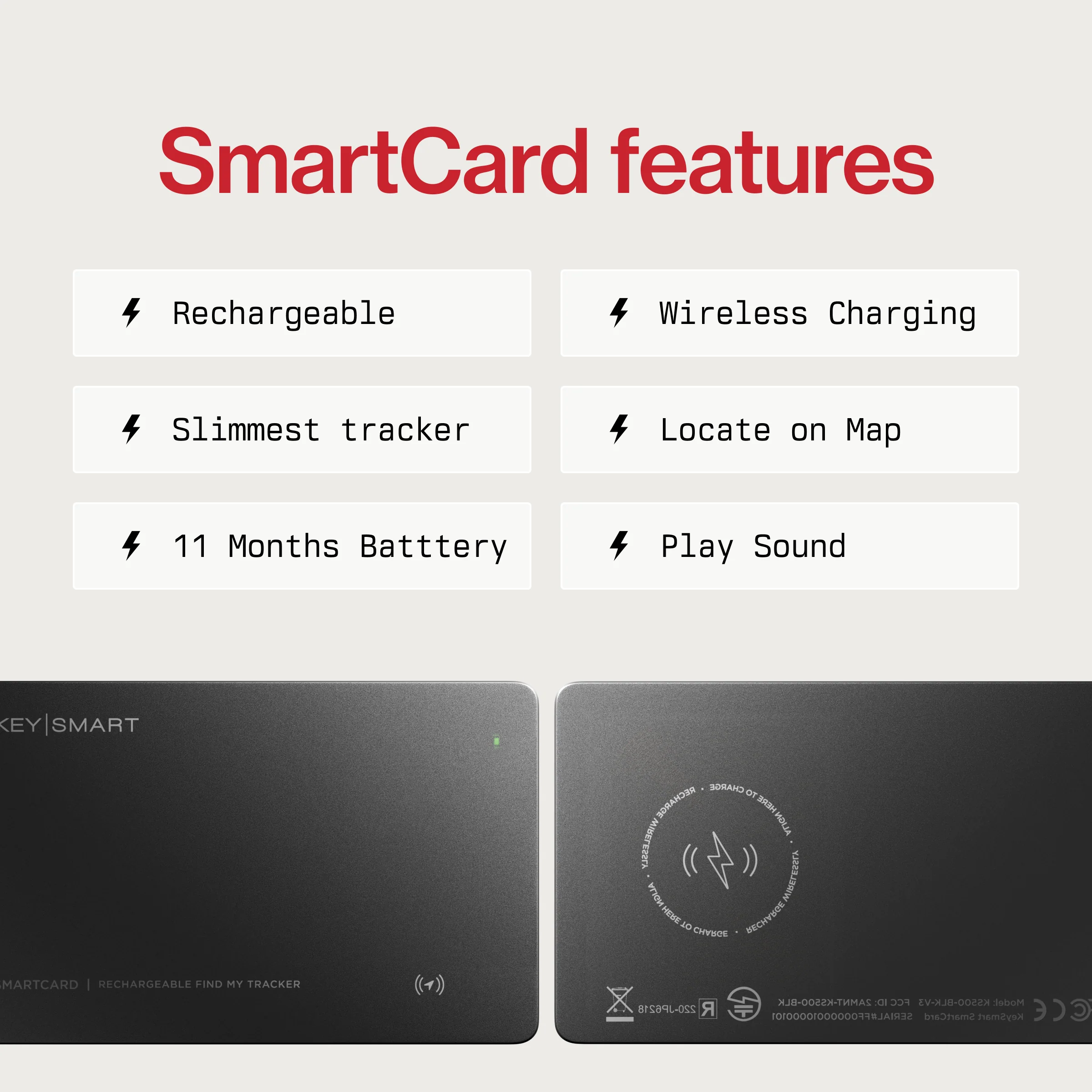 SmartCard (Gen 3) | Works With Apple Find My & Android Find Hub  | Wireless Charging - Image 12