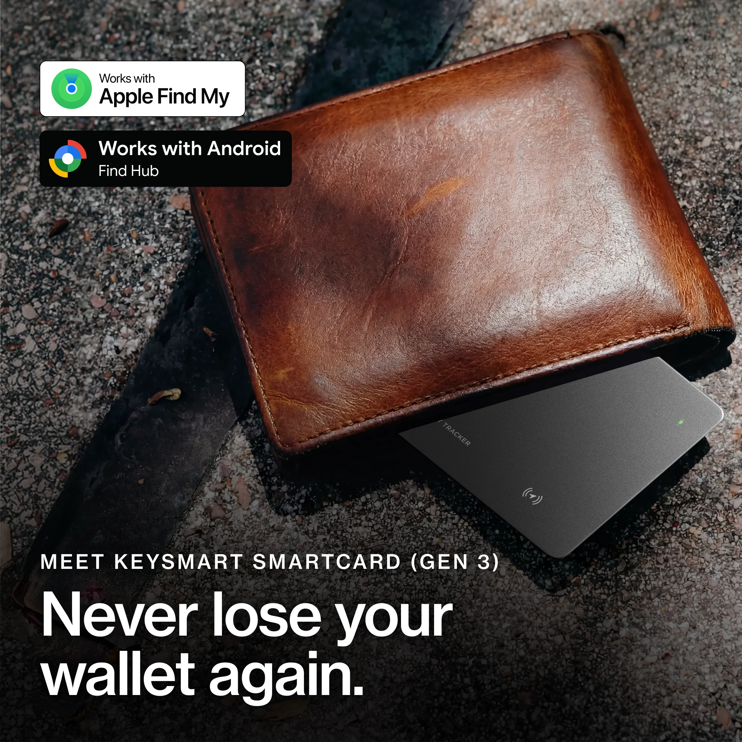 SmartCard (Gen 3) | Works With Apple Find My & Android Find Hub  | Wireless Charging - Image 3