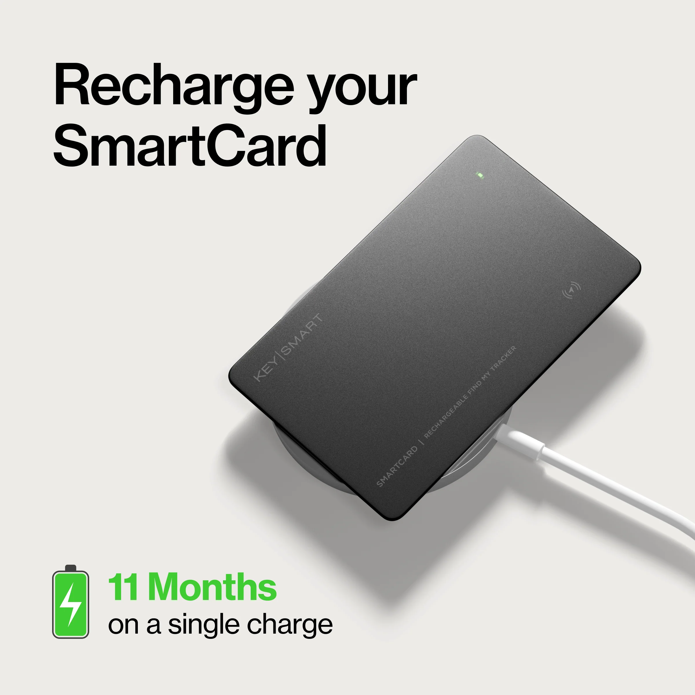 SmartCard (Gen 3) | Works With Apple Find My & Android Find Hub  | Wireless Charging - Image 9