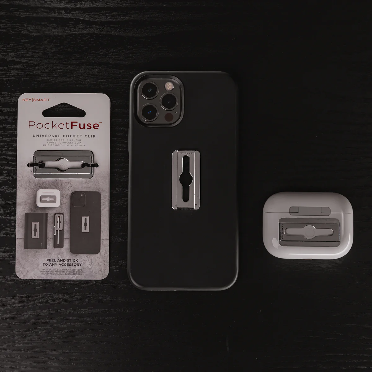 PocketFuse | Peel & Stick Pocket Clip to Any Small Accessory - Image 10