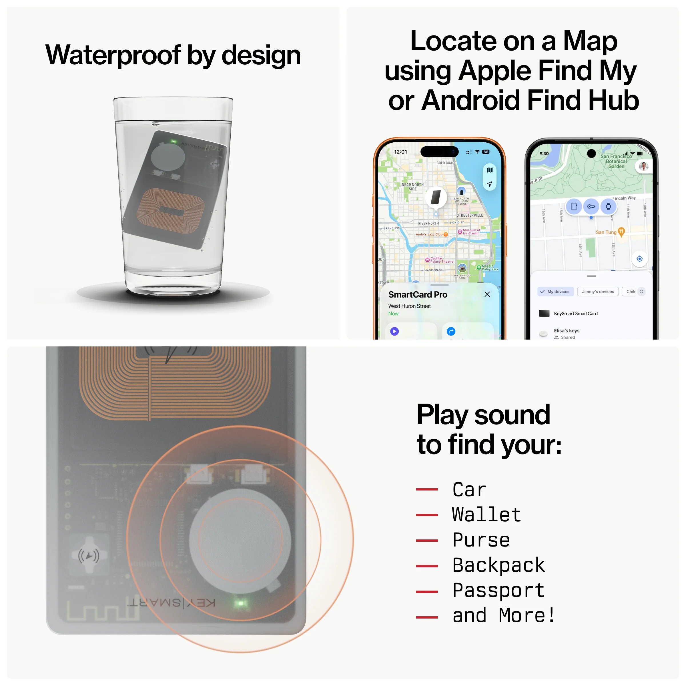 SmartCard Ghost (Gen 3) | Works With Apple Find My & Android Find Hub | Wireless Charging - Image 5