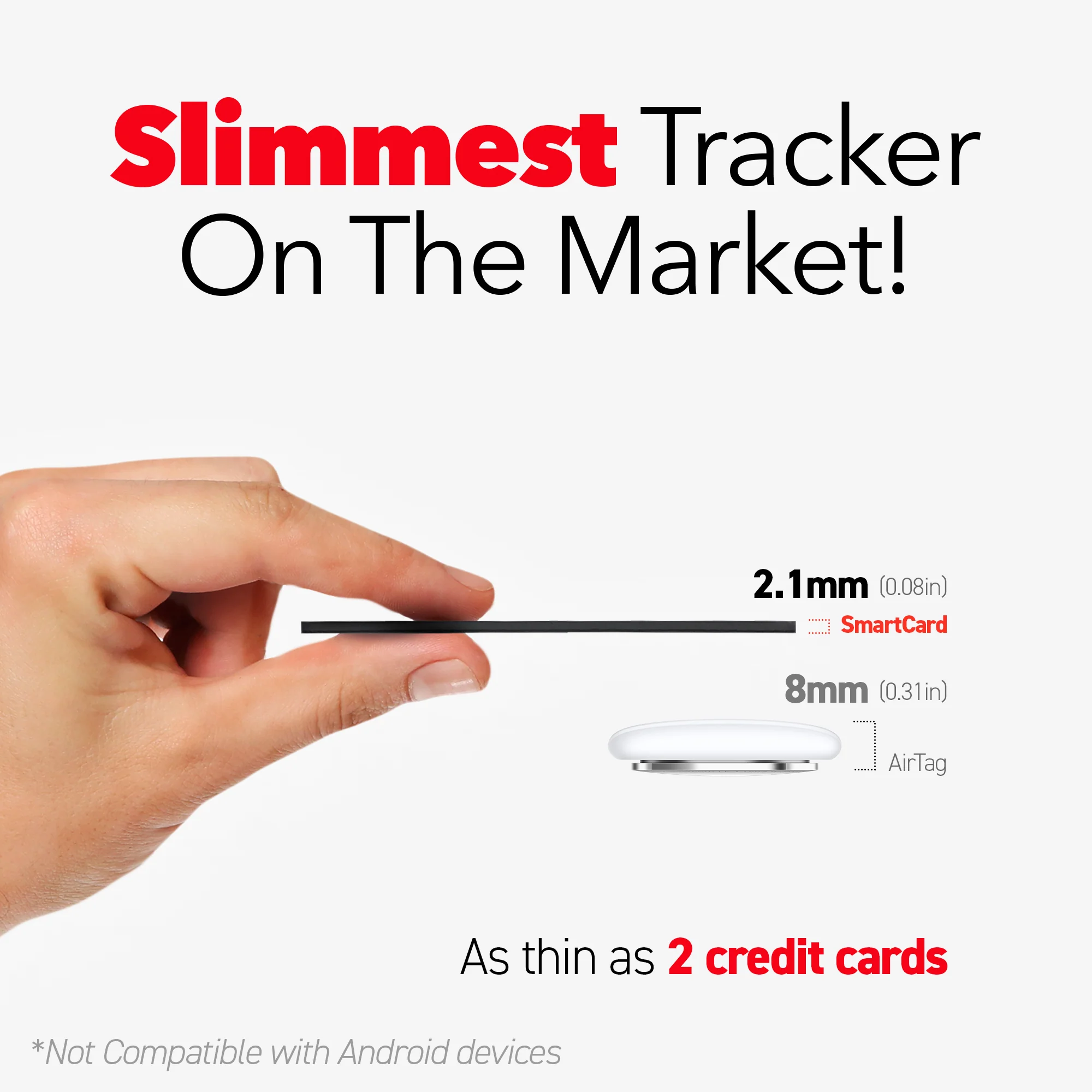 SmartCard Lite (Gen 2) | Works With Apple Find My App | 2 Year Battery - Image 4