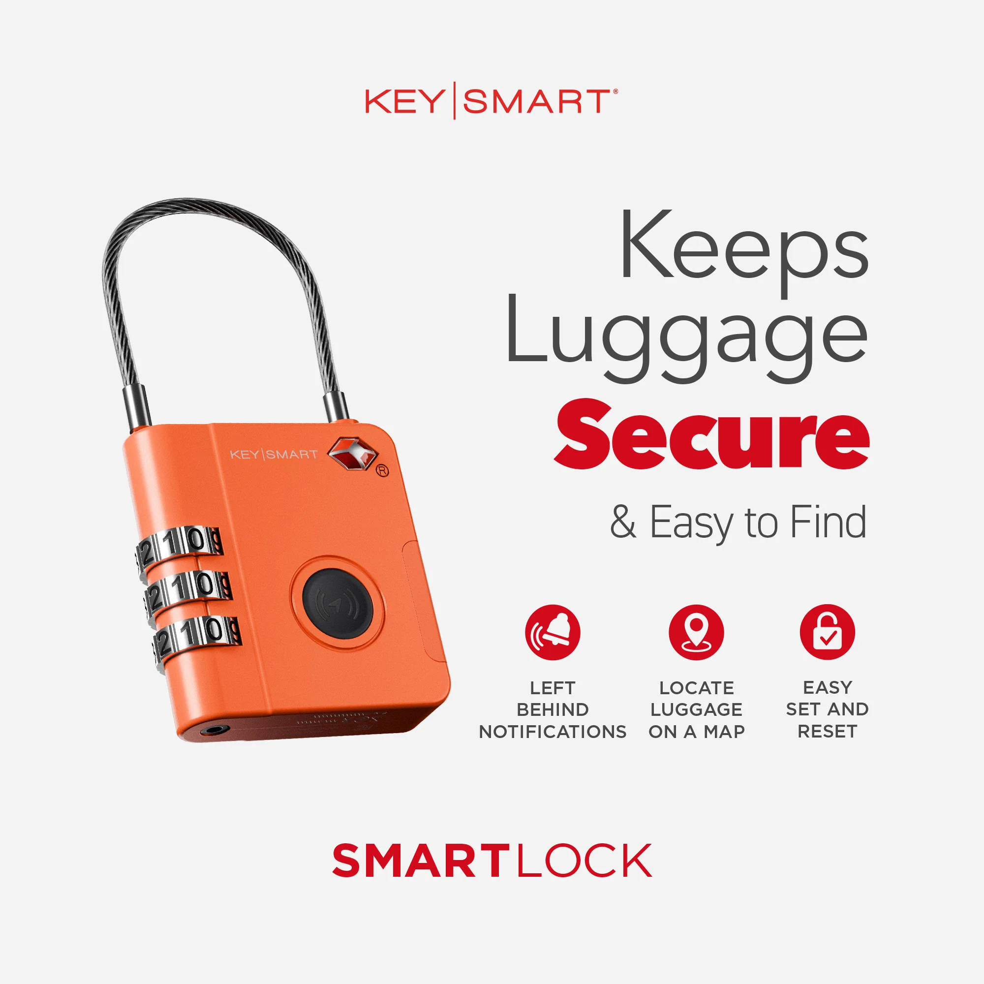 SmartLock Tracking Device | Luggage Lock | Works With Apple Find My App - Image 10