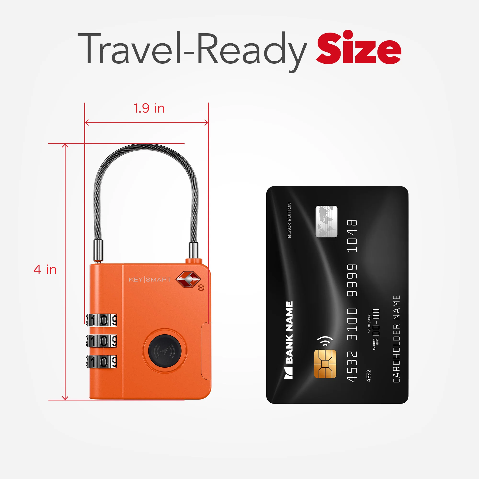 SmartLock Tracking Device | Luggage Lock | Works With Apple Find My App - Image 13
