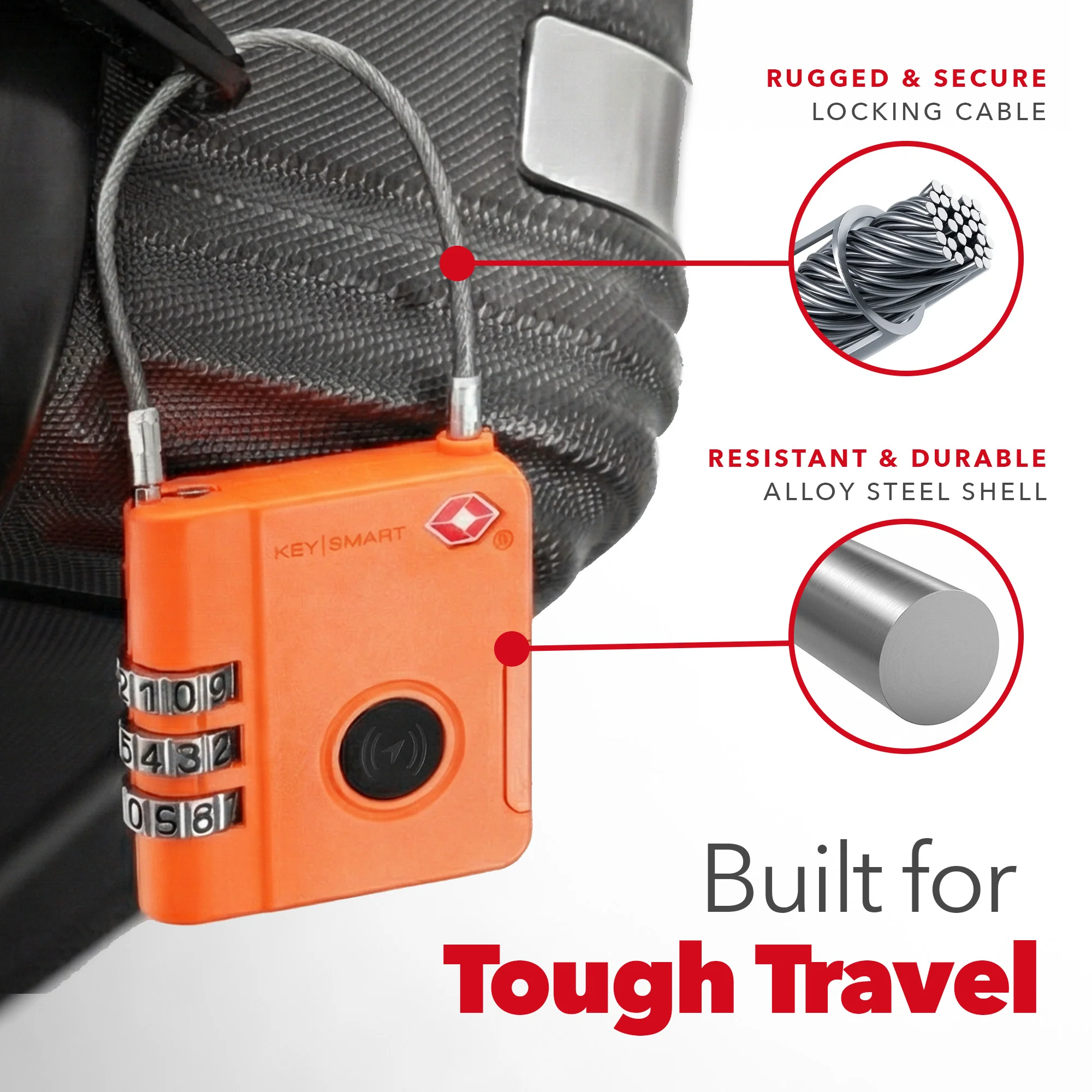 SmartLock Tracking Device | Luggage Lock | Works With Apple Find My App - Image 15