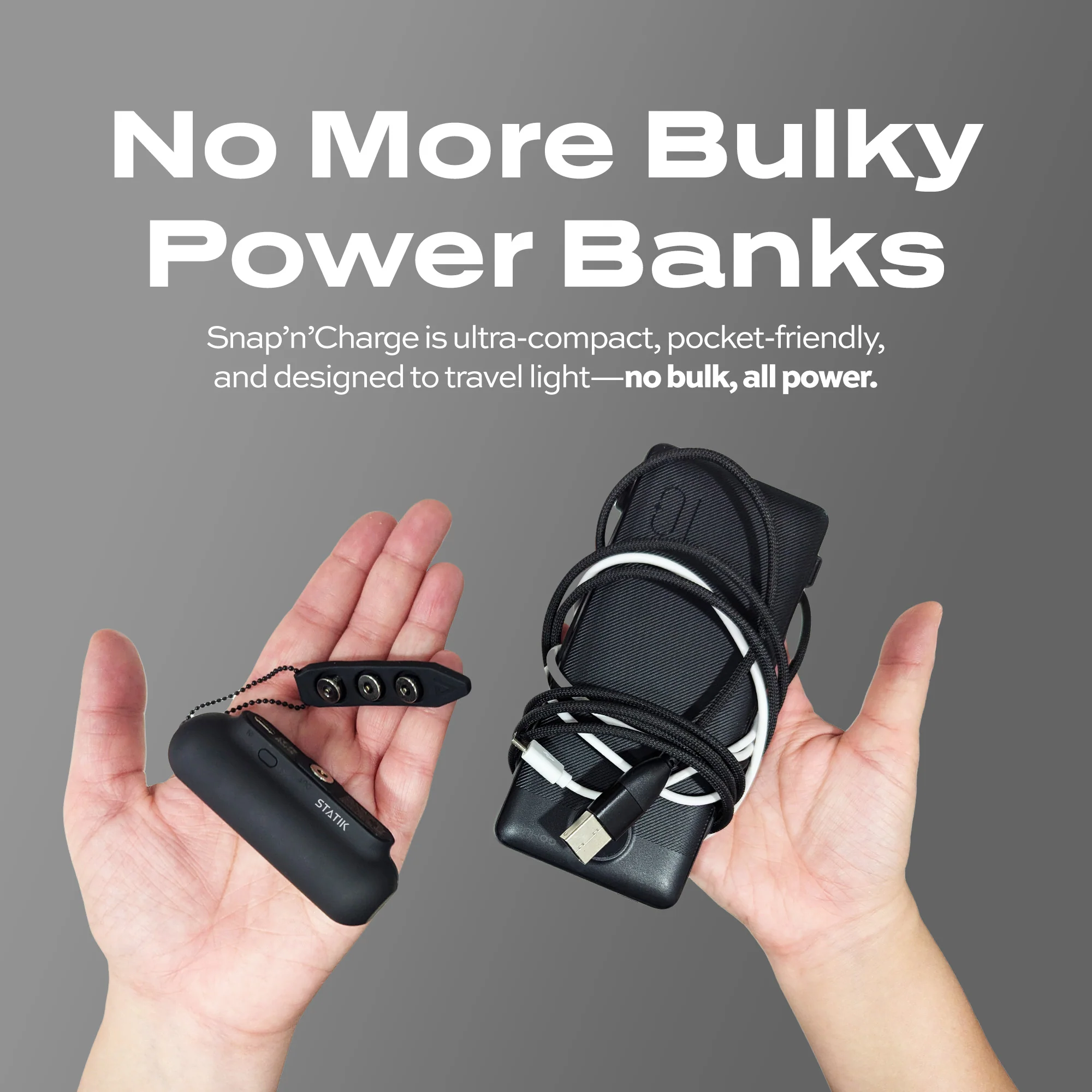 Statik® Snap-N-Charge® | Universal Magnetic Power Bank - Image 7