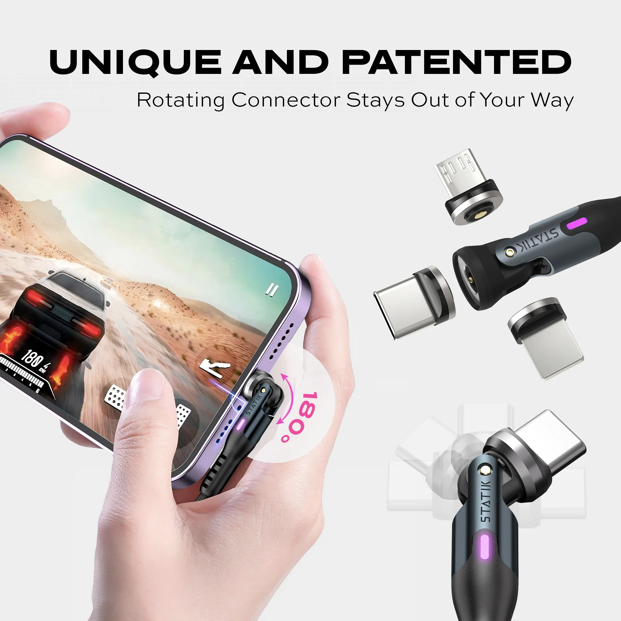 Statik® 360 | Universal Magnetic Charge Cable - Image 4