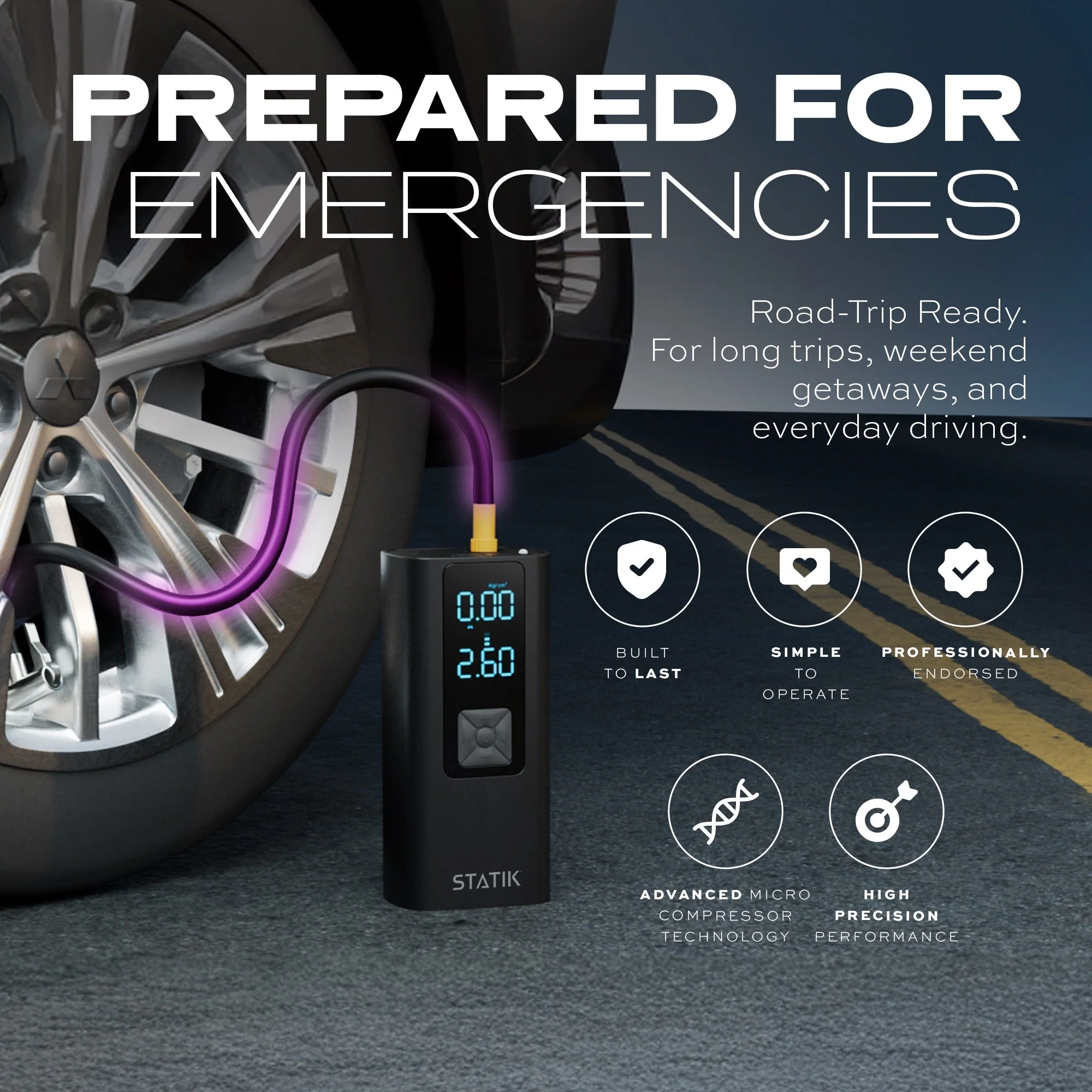 Statik® TireHero™ | Wireless Air Pump - Image 4