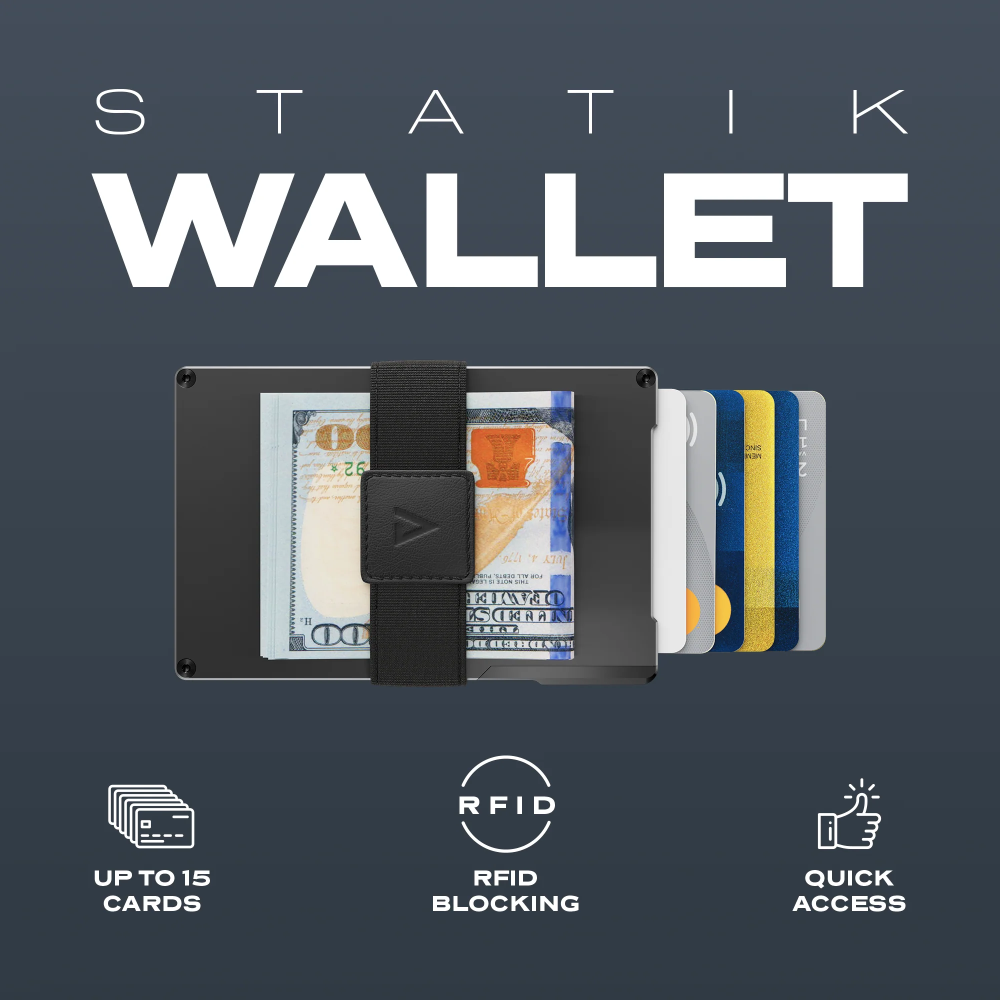 Statik® Wallet | Push the button. Grab your card. - Image 3