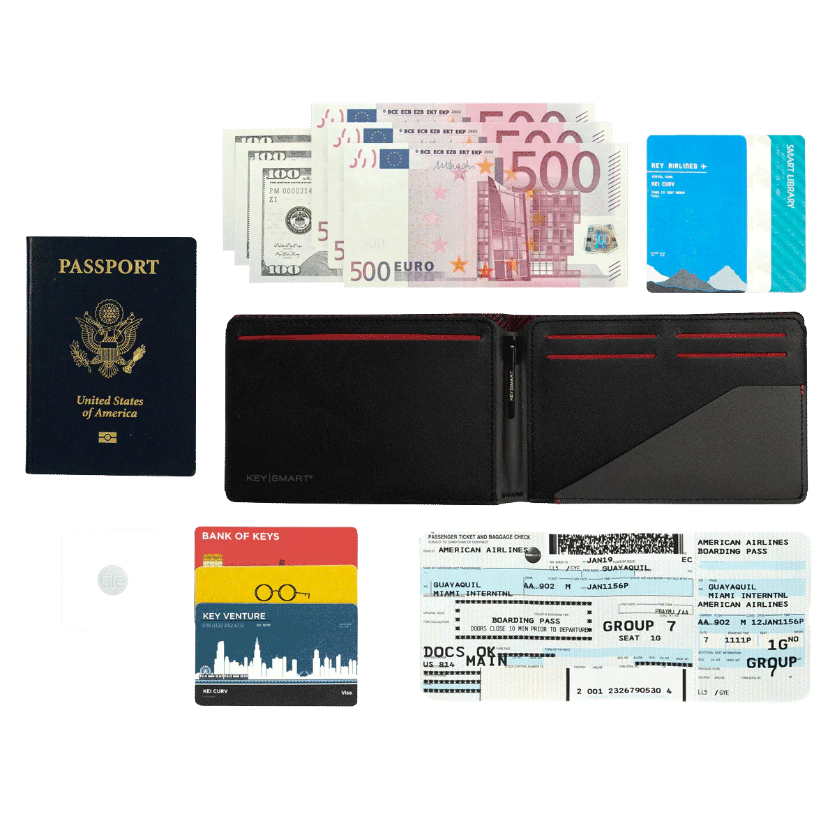 Urban Union Passport Wallet | Holds Up To 14 Cards | Tectuff® Leather - Image 6